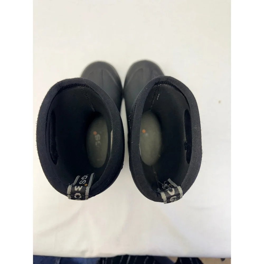 Bogs Kids Classic II High Waterproof Insulated Rain Boots Black 72950W-001 SZ4